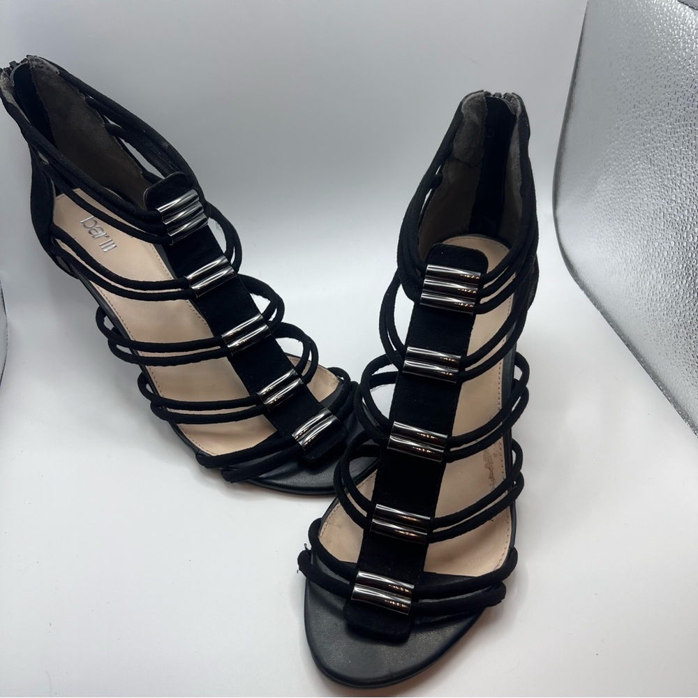 Bar III Krystal Black Strappy Wedge
